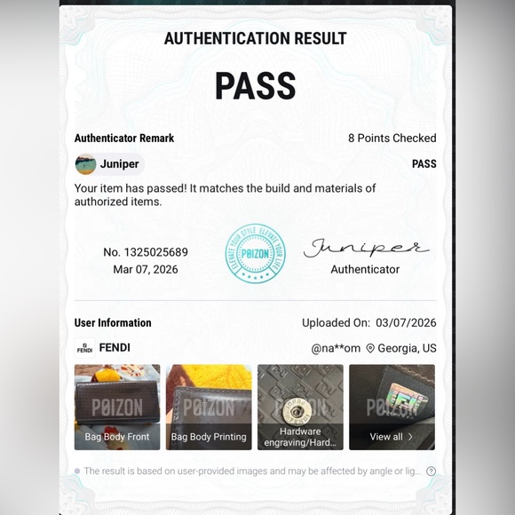 Authentic fendi brown leather wallet with COA,insert,chain ❤️🖤❤️🖤 - Picture 13 of 14